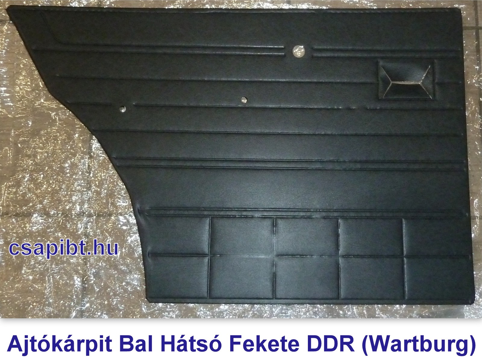 Ajtóborítás Bal hátsó fekete DDR (Wb)